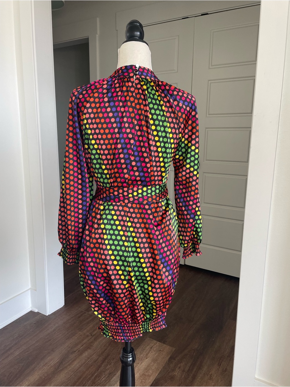 New York & Co Multicolor Polkadot Tunic Dress Deadstock - Picture 4 of 12